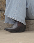 The Sandra Boot in Chocolate Brown